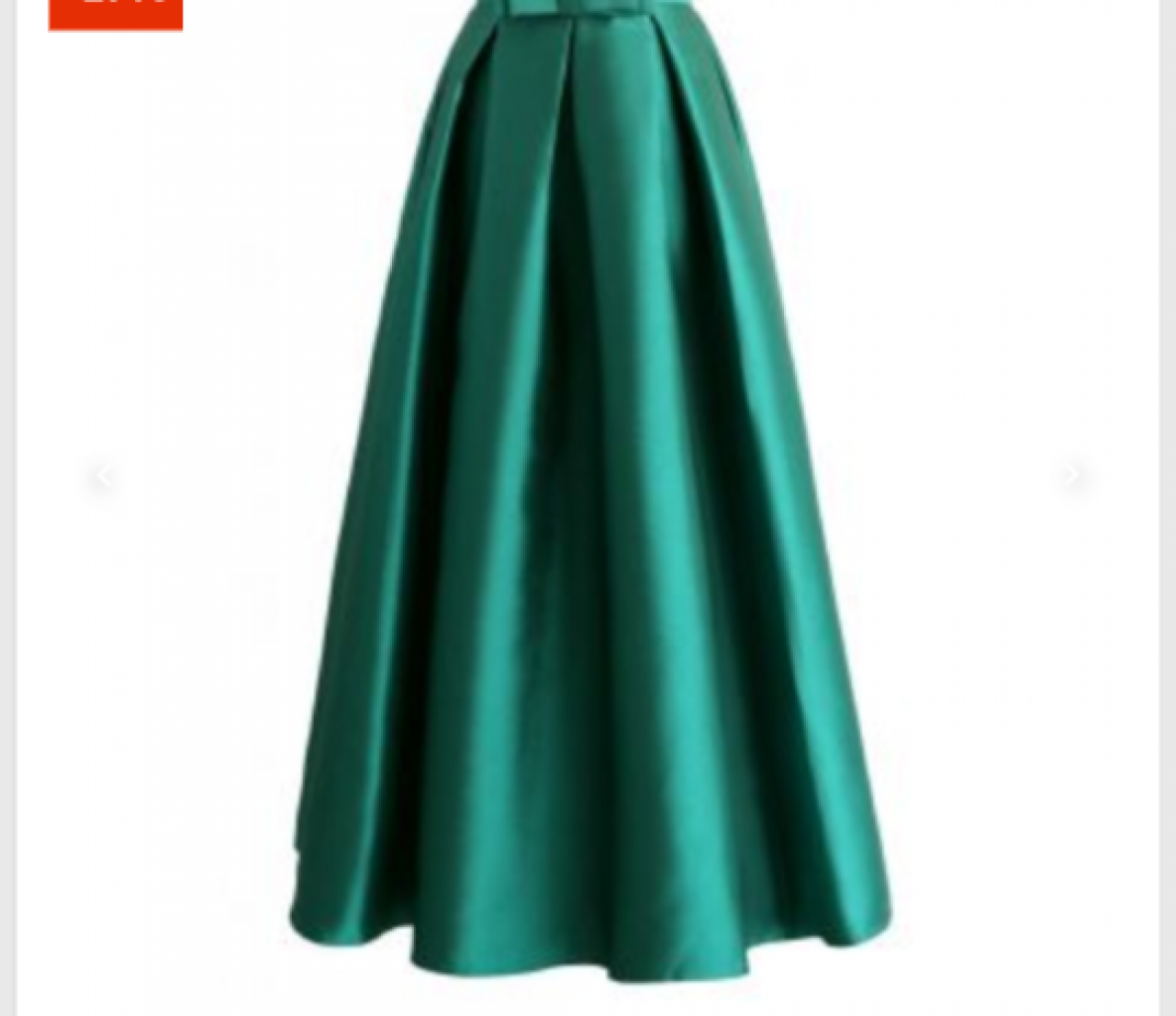 Buy Dark green elegant silk skirt in Pakistan | online shopping in Pakistan