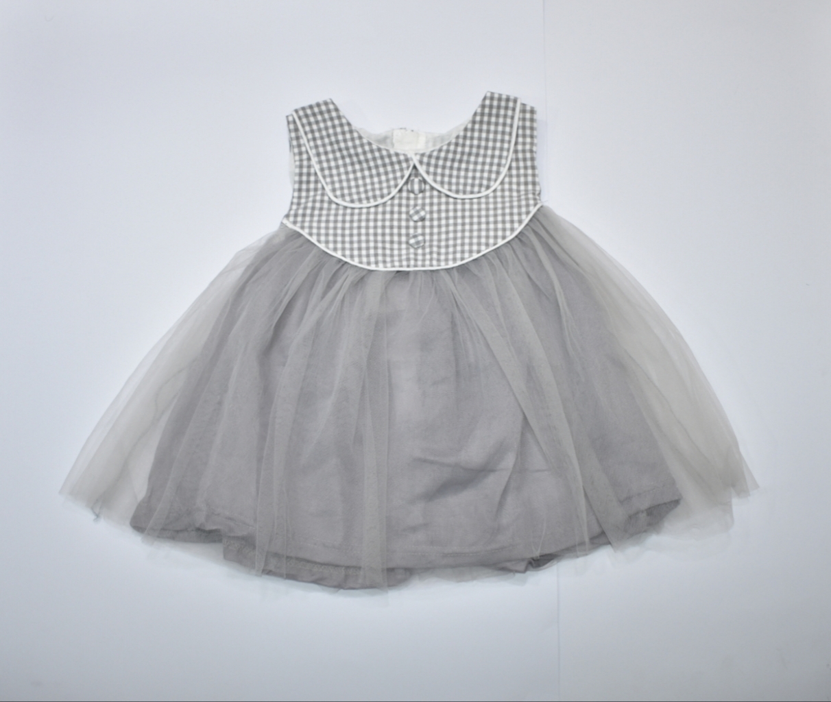 Buy Baby Collar Grey Frock in Pakistan | online shopping in Pakistan