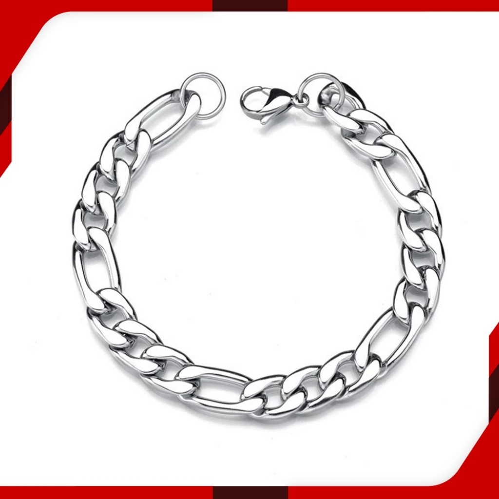 Buy CEYLONMINE Salman Khan Bracelet Thick Chain Silver Coated Bracelet  lucky stone Friendship Band Online at Best Prices in India - JioMart.