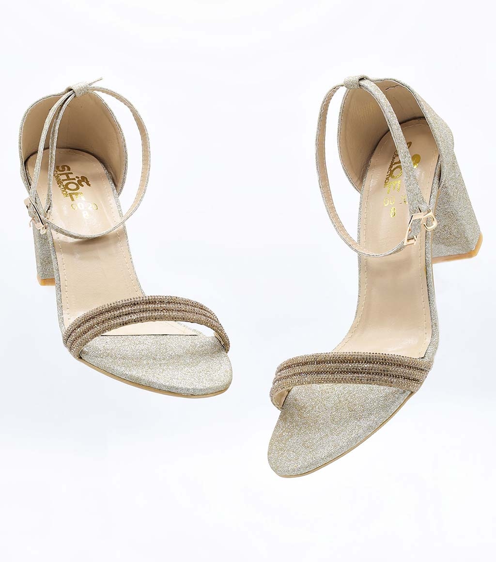 High Heels Minor Block Heel Ethnic Wear open back Jutti (IN 95) (11): Buy  Online at Low Prices in India - Amazon.in