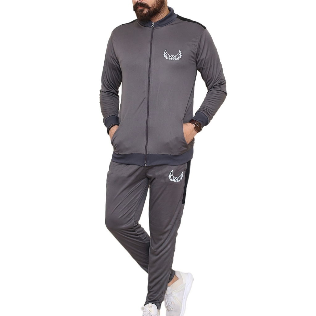 Buy WINGS Grey Panel Sports Tracksuits in Pakistan | online shopping in ...